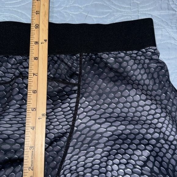 Mens Compression Leggings Snakeskin Print Fitness Gym Pants - Picture 8 of 9